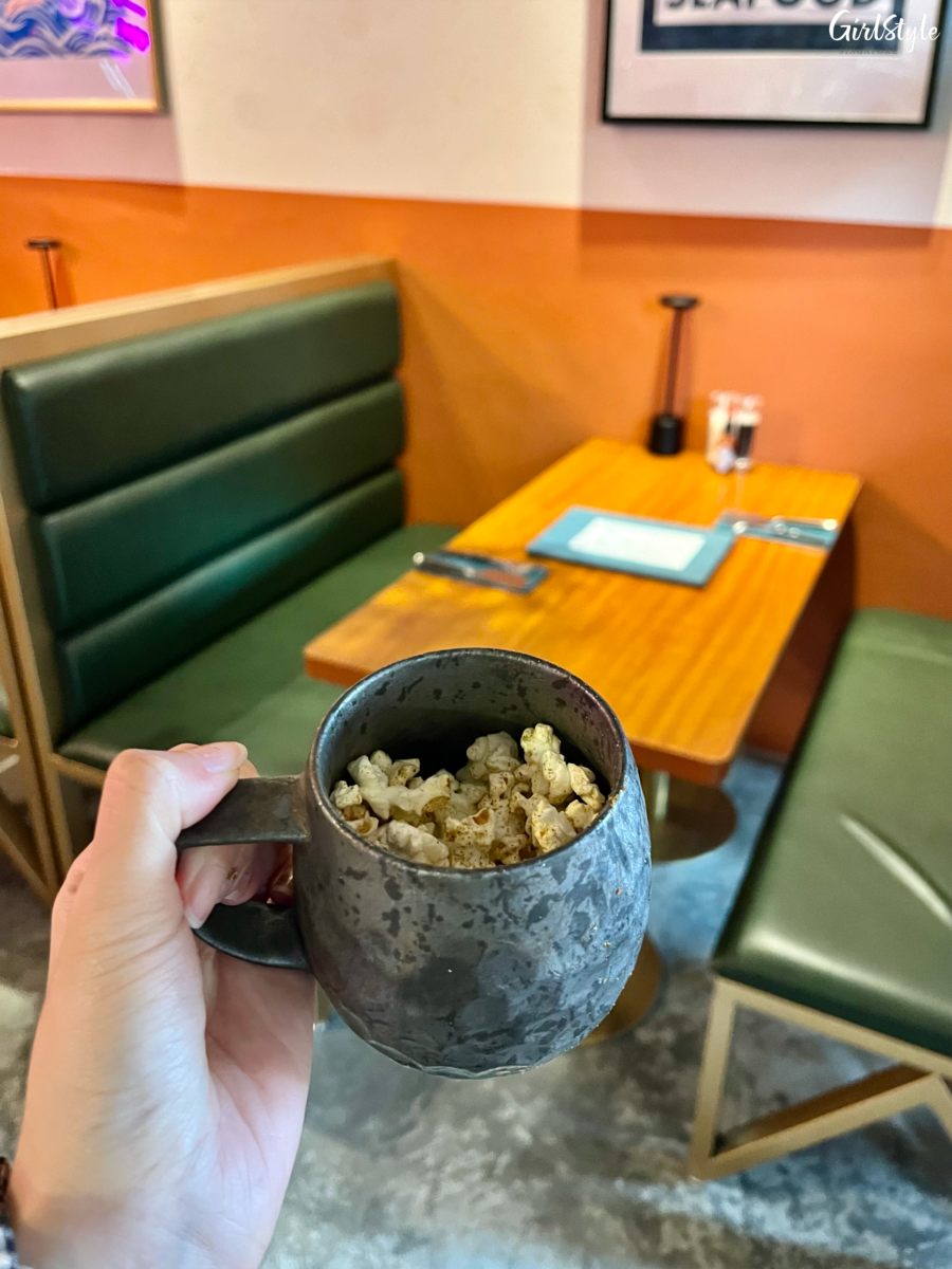 Complimentary popcorn