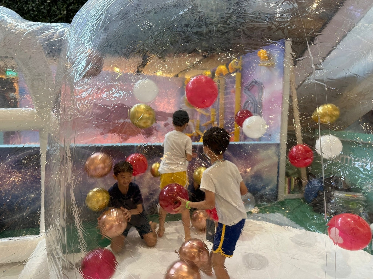 Inflatable Igloo at The Seletar Mall's Christmas Atrium
