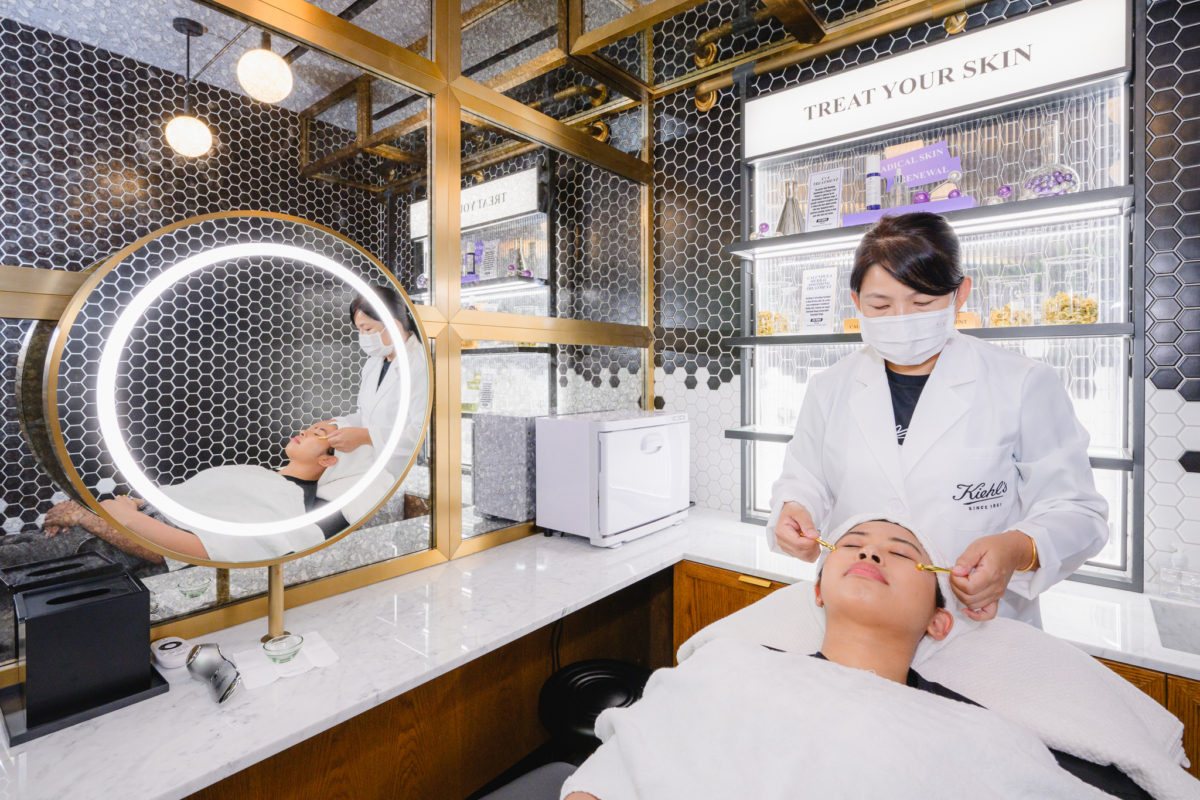 Facial treatments at Kiehl's @ Raffles City