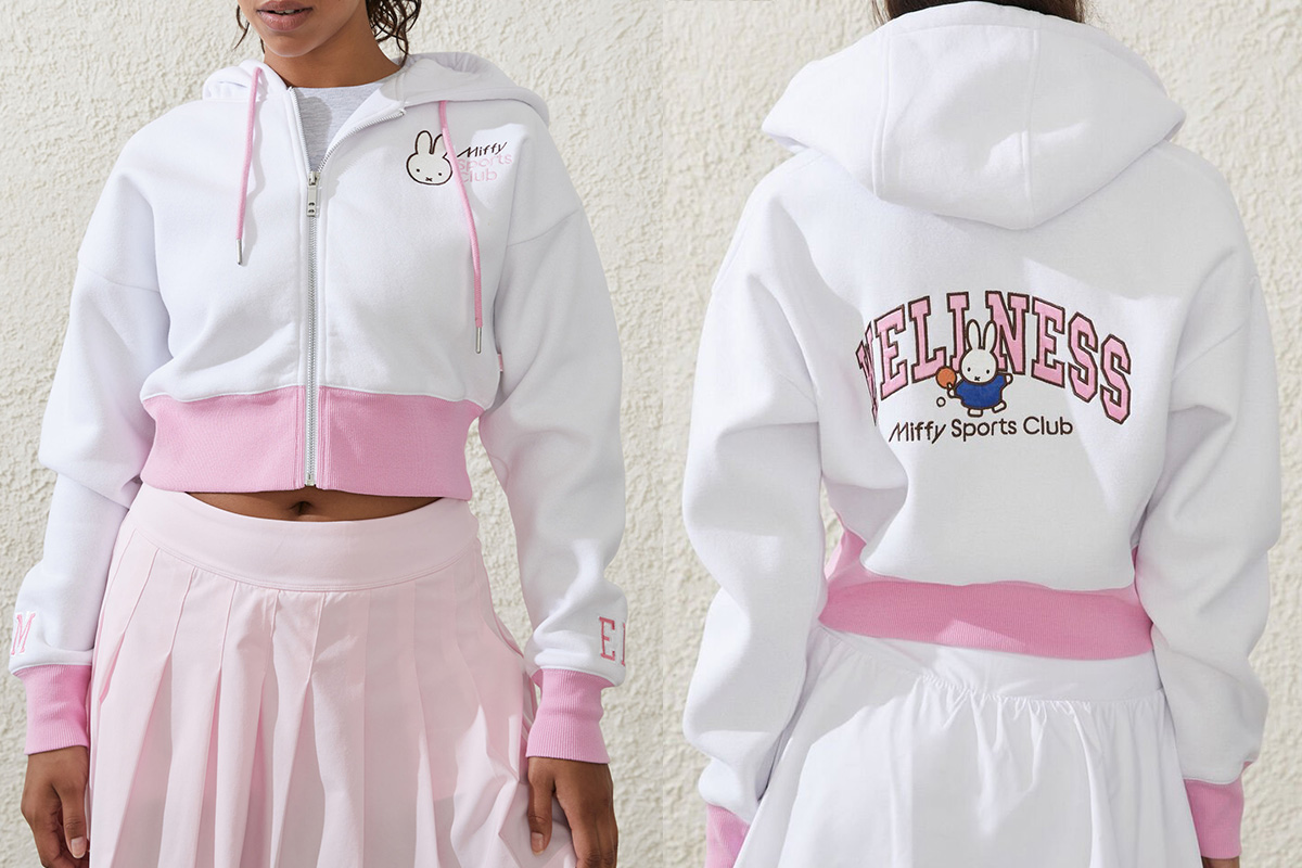 Plush Essential Cropped Zip Through
