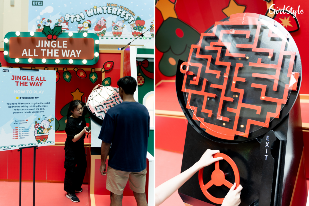 Guide a metal ball through a maze as fast as you can