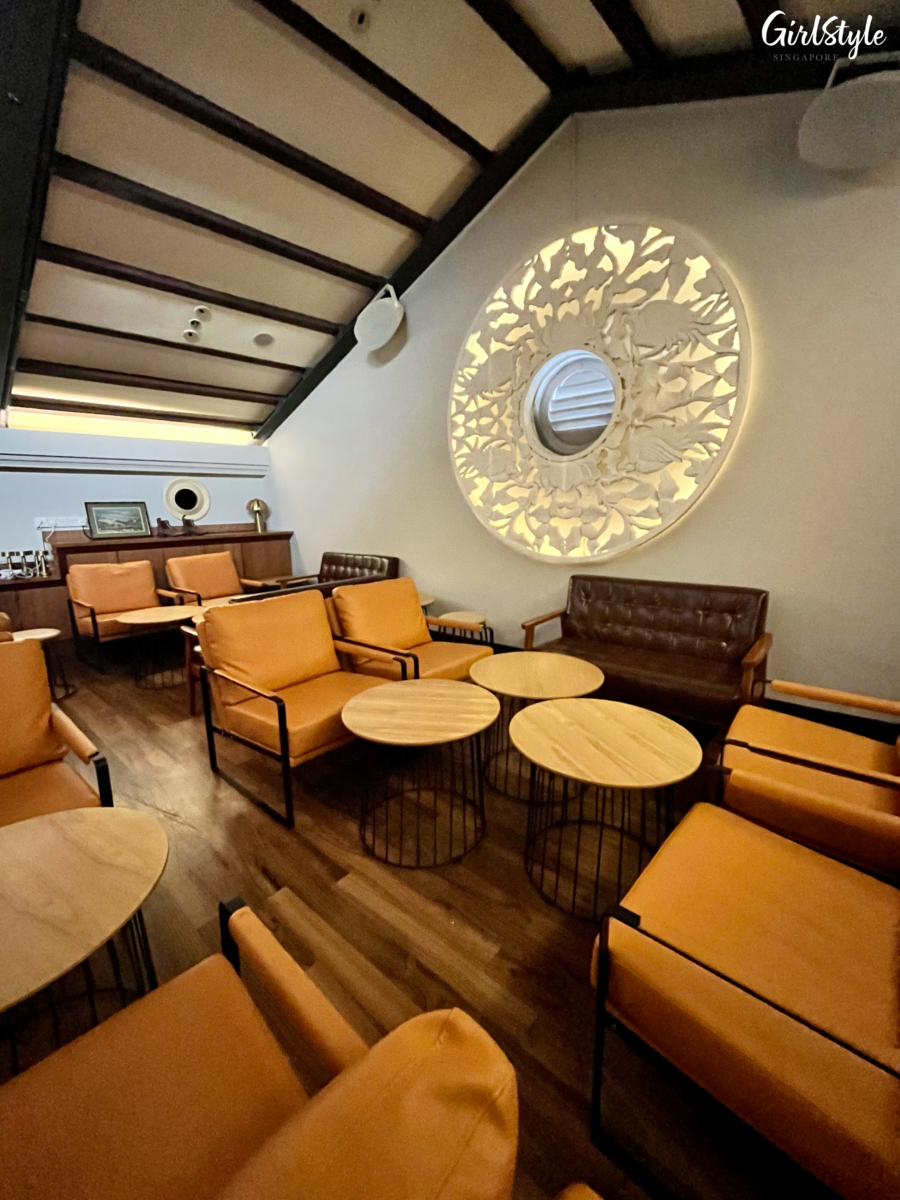 The second-floor Stable loft seating at Farrer Horse