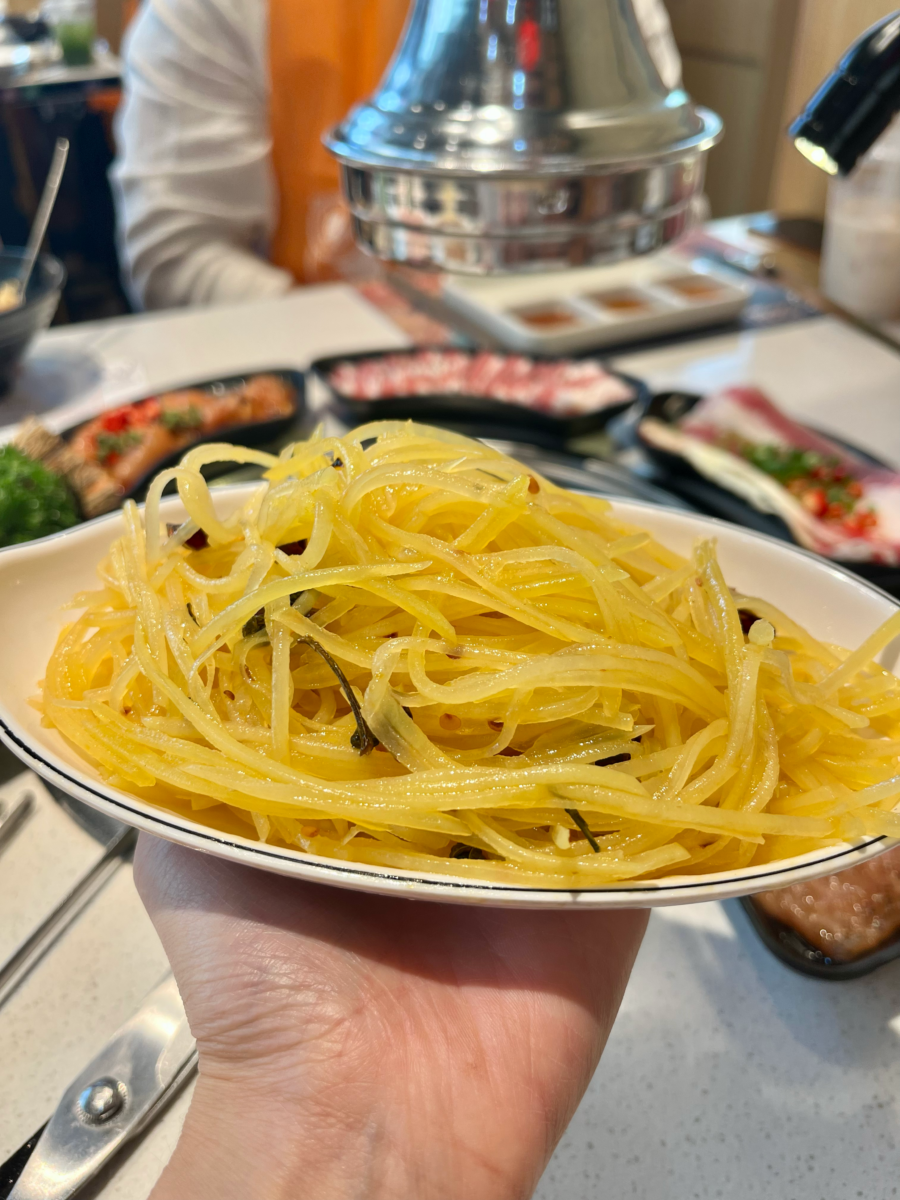 Meow Barbecue's Spicy Mala Shredded Potato