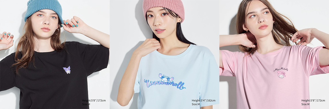 UNIQLO x Sanrio Characters T-Shirts