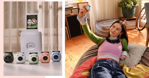 Fujifilm Has A New Instax Camera That Fits In Your Tiniest Purse & It Comes In 5 Pretty Shades