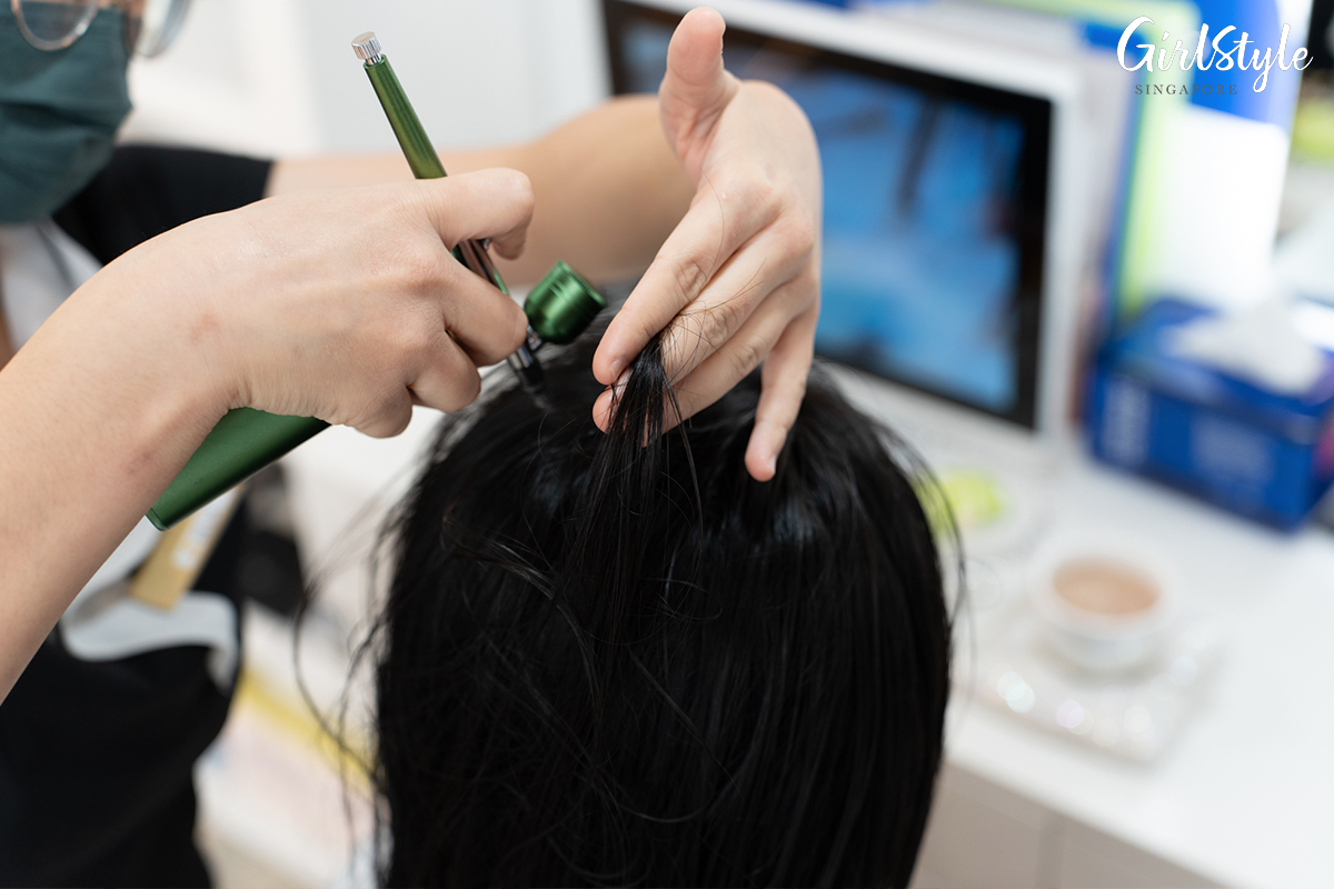 Anti-ageing scalp treatment