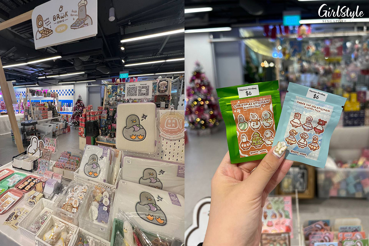 Berry Winkle popup store, Keychain Mystery Packs