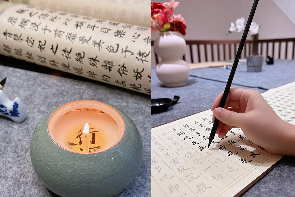 Chinese calligraphy & candle-making workshops 