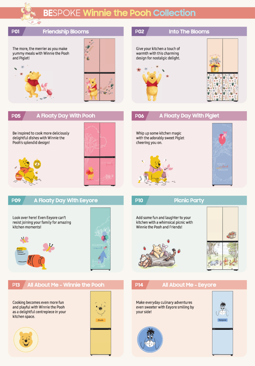 Samsung Bespoke Winnie the Pooh Collection