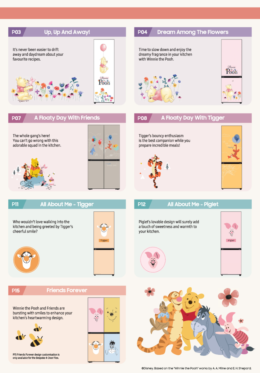 Samsung Bespoke Winnie the Pooh Collection