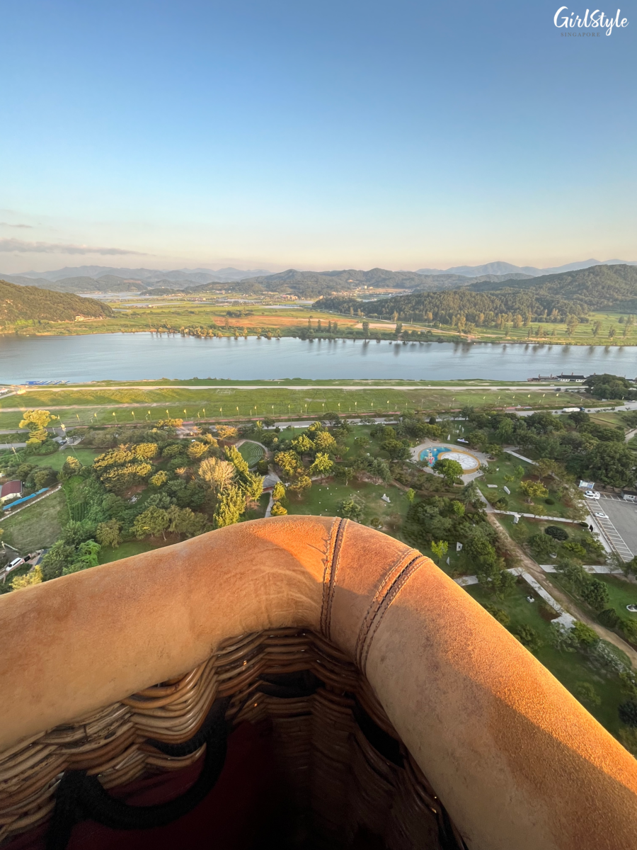 View from the hot air balloon