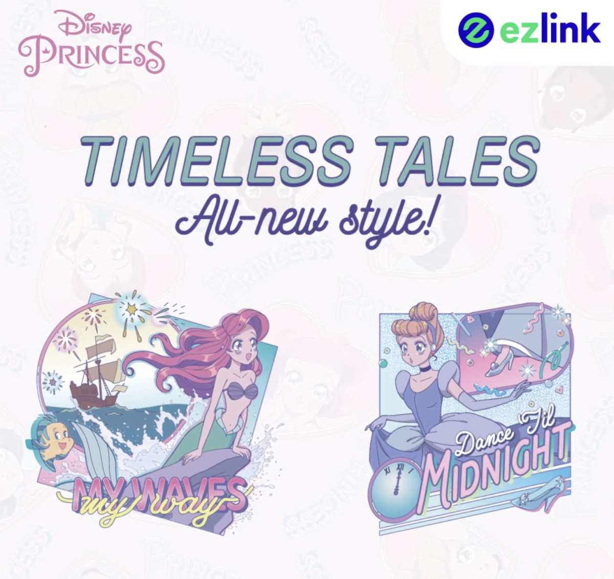 Disney Princess Manga EZ-Link cards