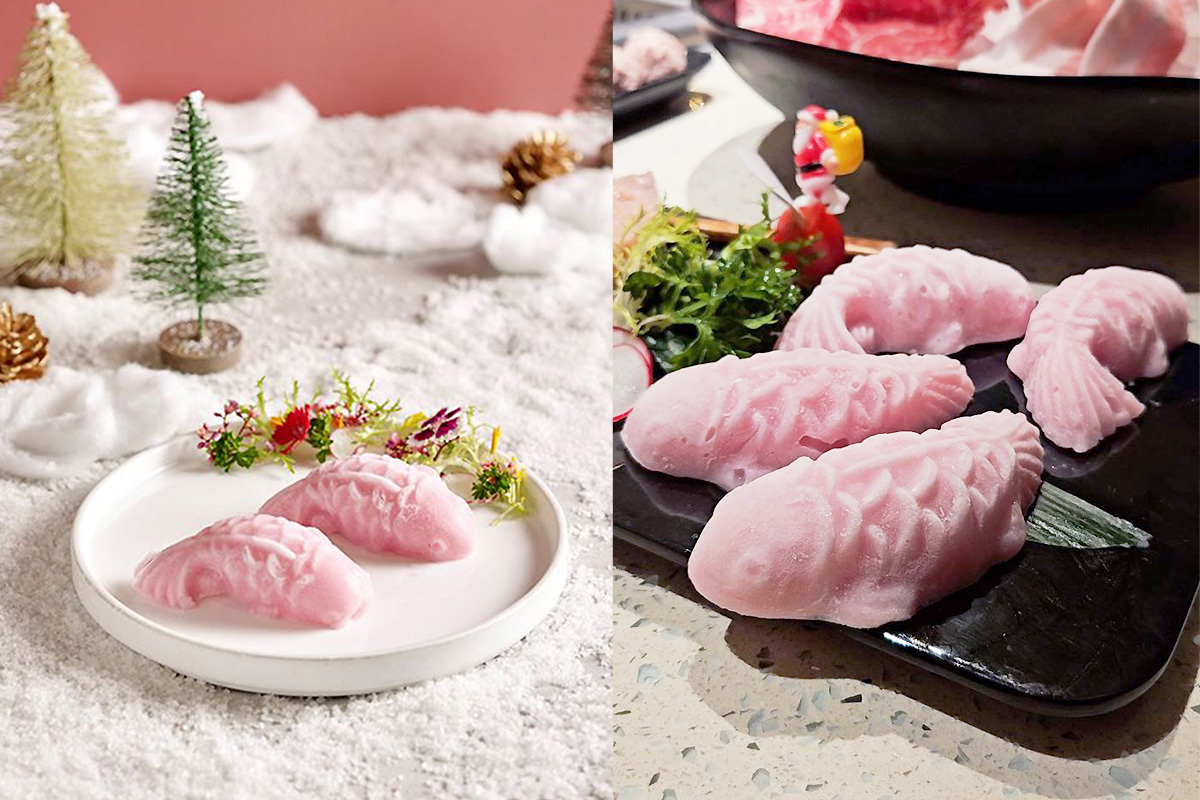 Sweetest Pink Homemade Fish Tofu