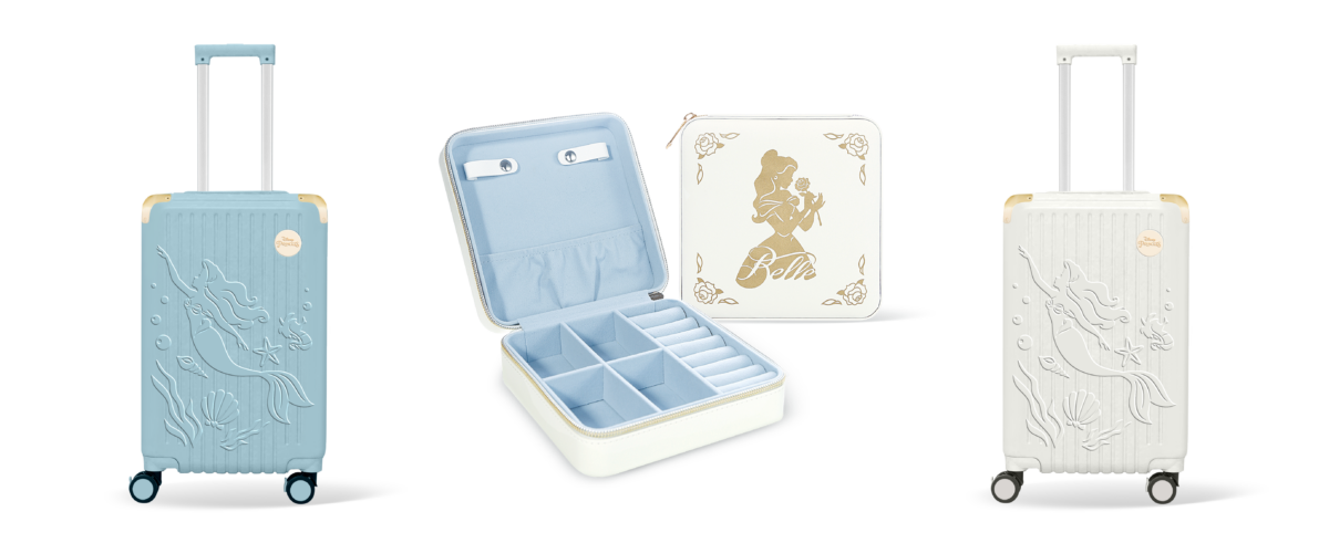 Disney Princess Expandable Cabin Luggage and Disney Princess Travel Jewellery Organiser