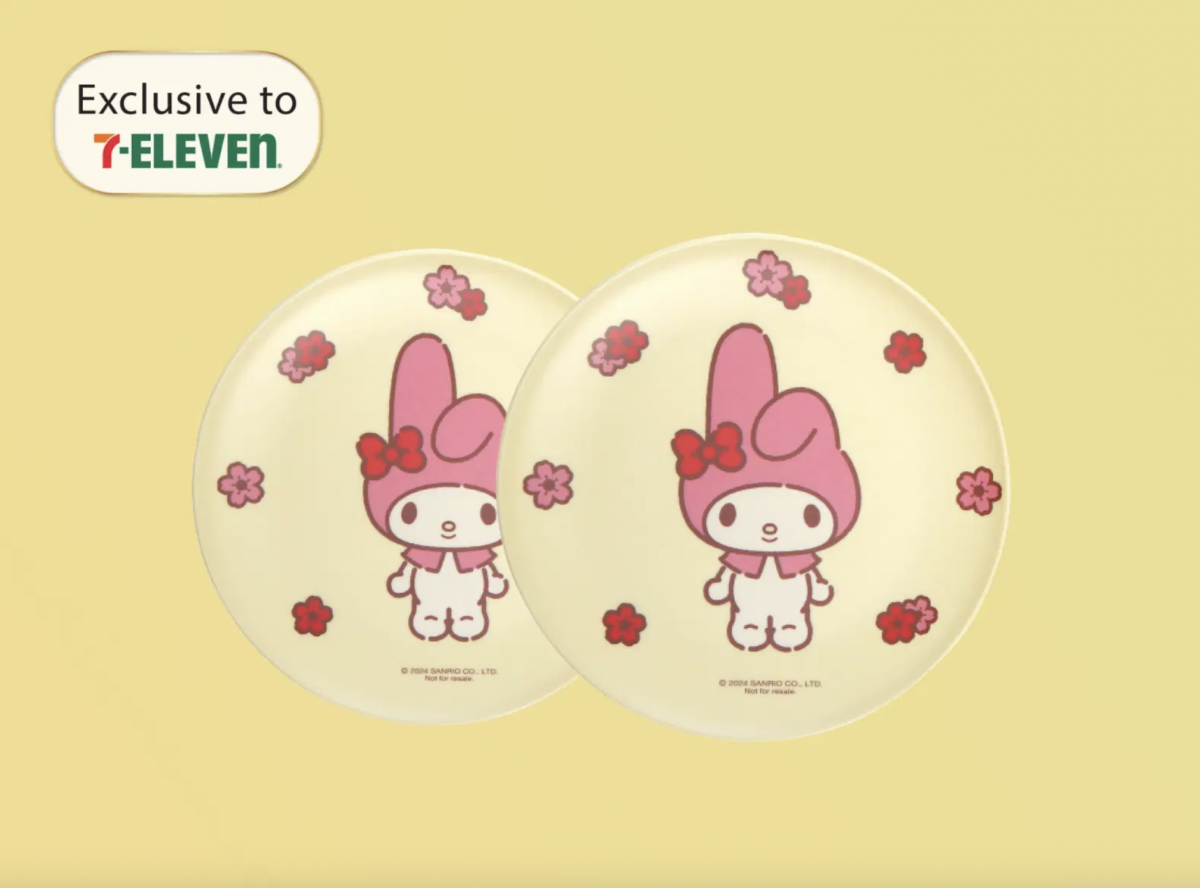 My Melody Bamboo Fiber Plates