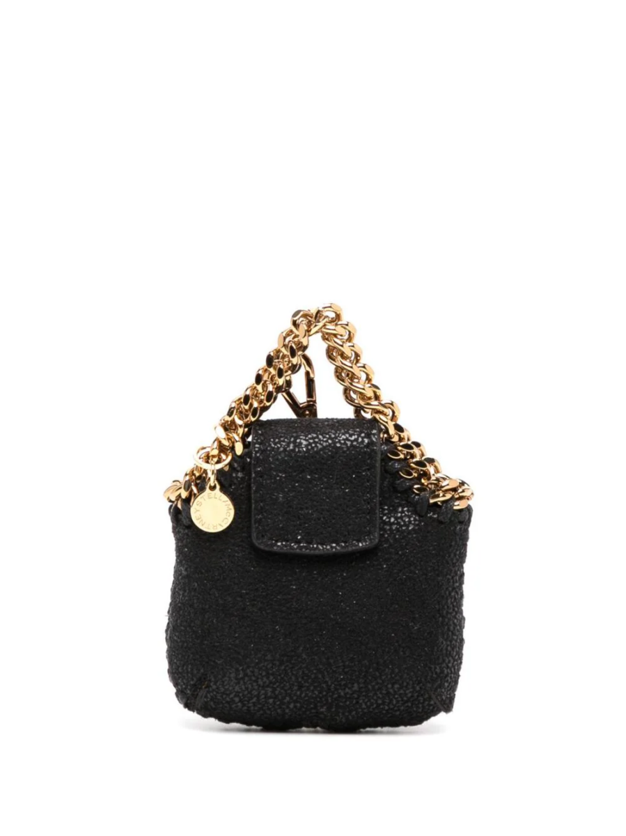 Stella McCartney logo-plaque leather AirPods box