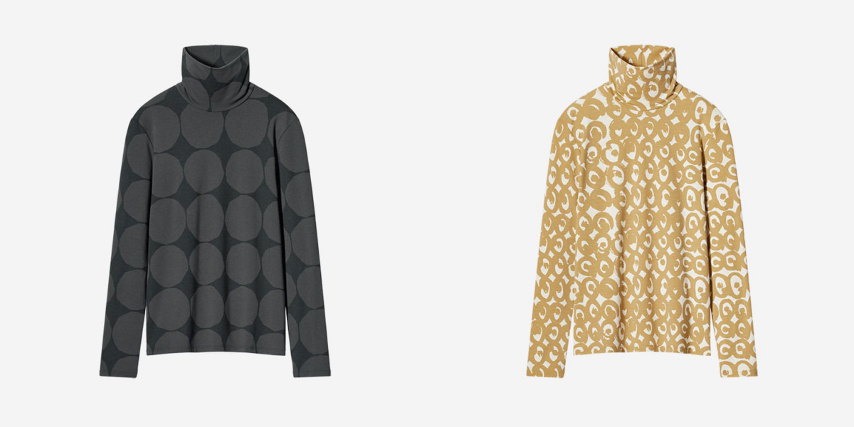 UNIQLO x Marimekko HEATTECH Turtleneck T-Shirt