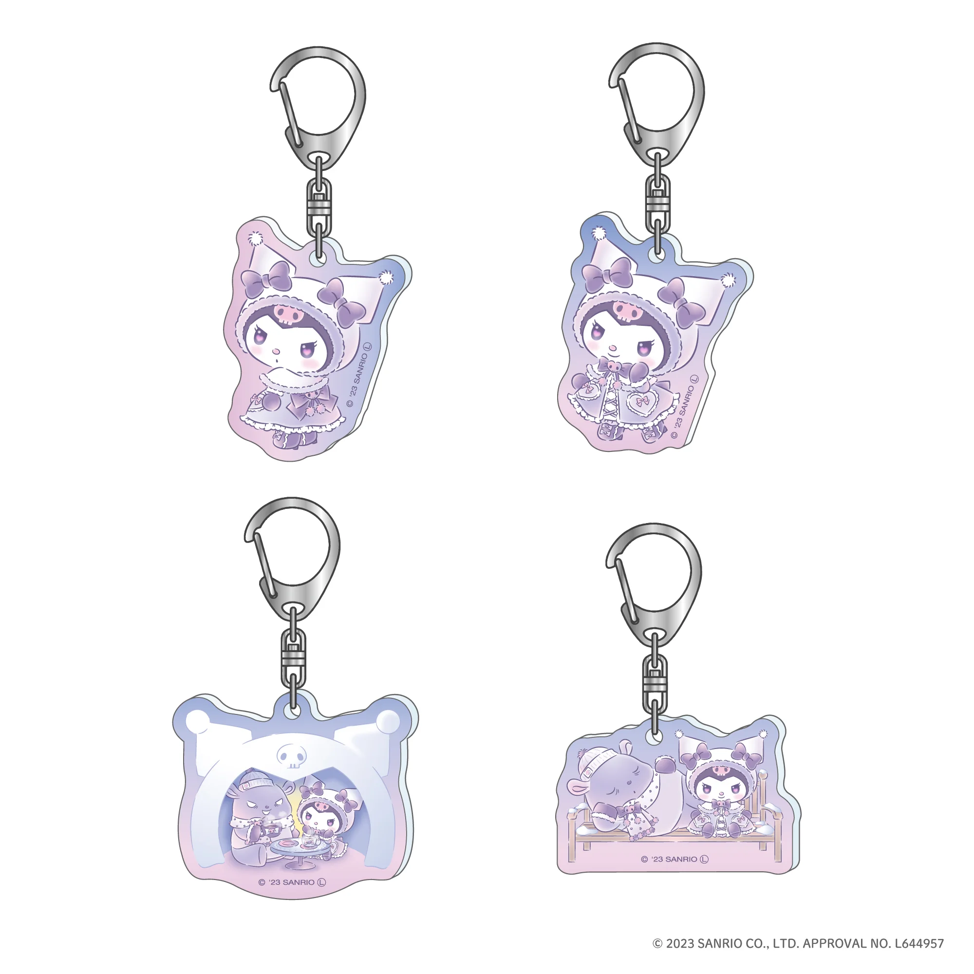 Kuromi Acrylic Keyring