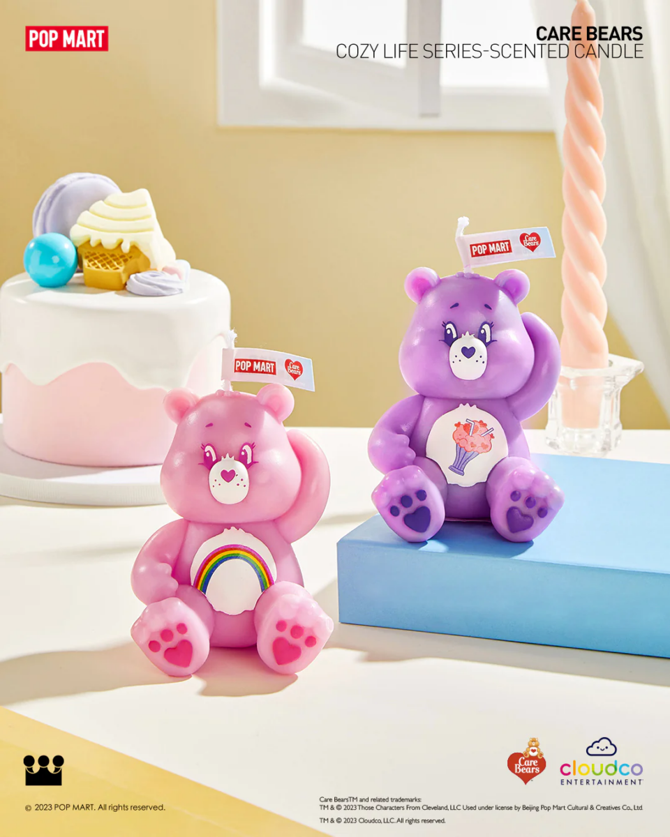 Care Bears Scented Candle in Pink & Purple