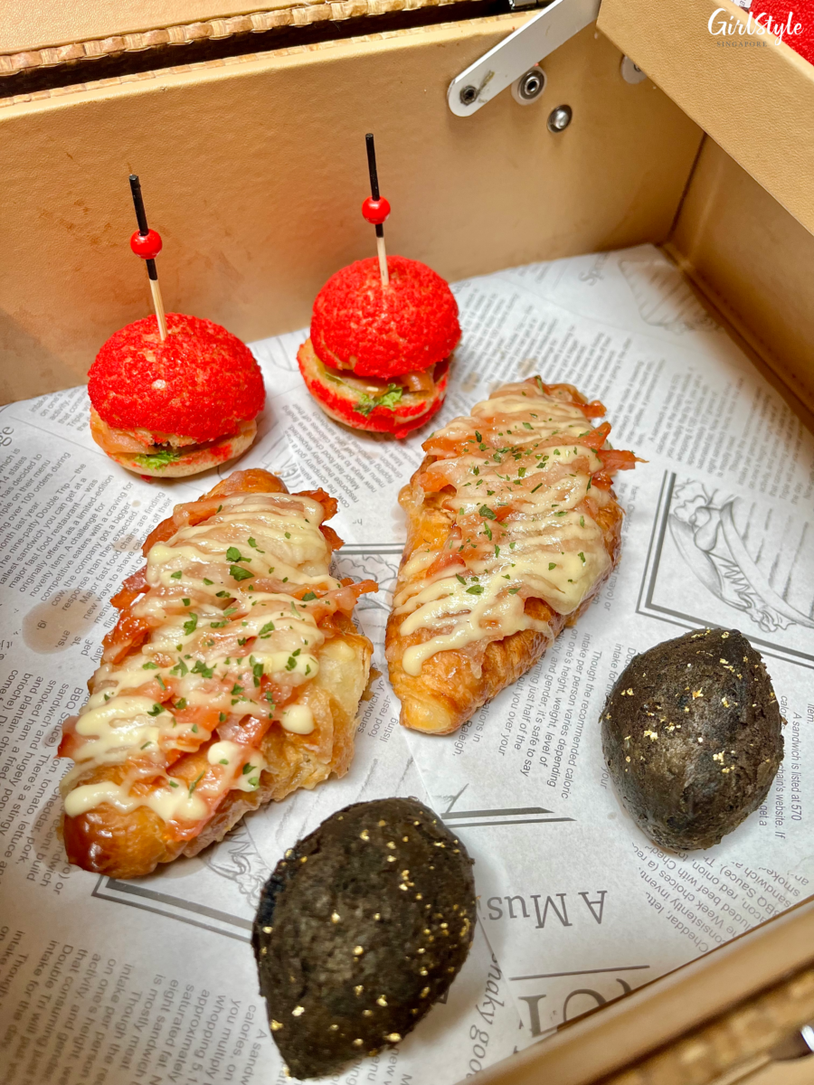 Bak Kwa, Choux Puff and Black Gold