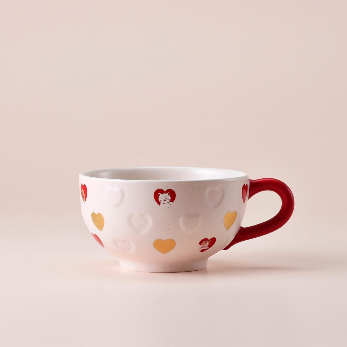 Starbucks Hearts and Cats Mug