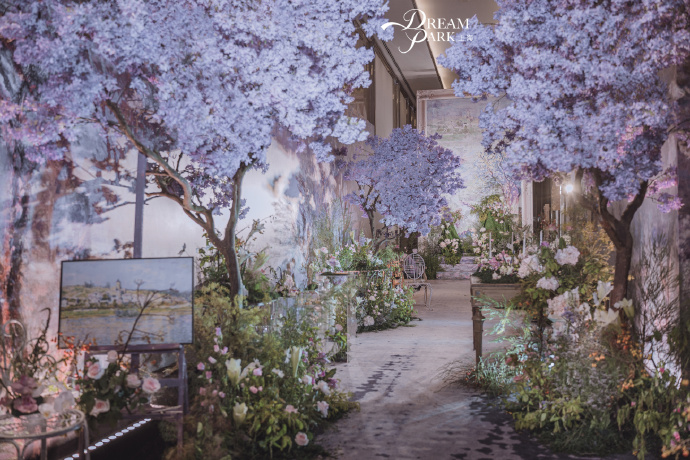 Monet-themed wedding