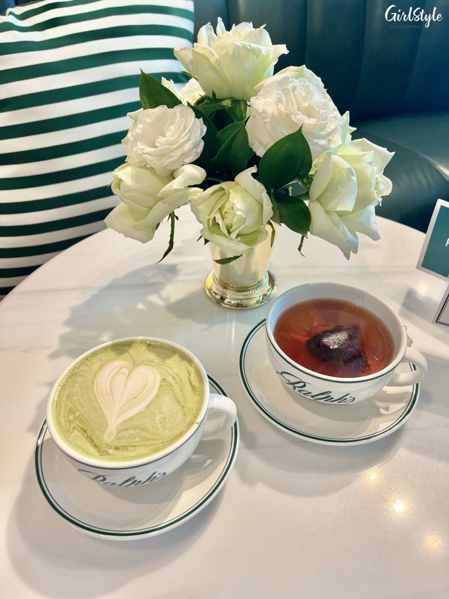 Strawberry Rose Matcha Latte