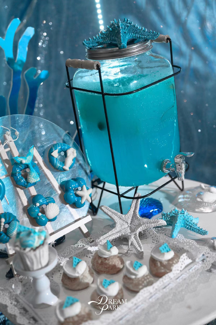 Ocean-themed wedding