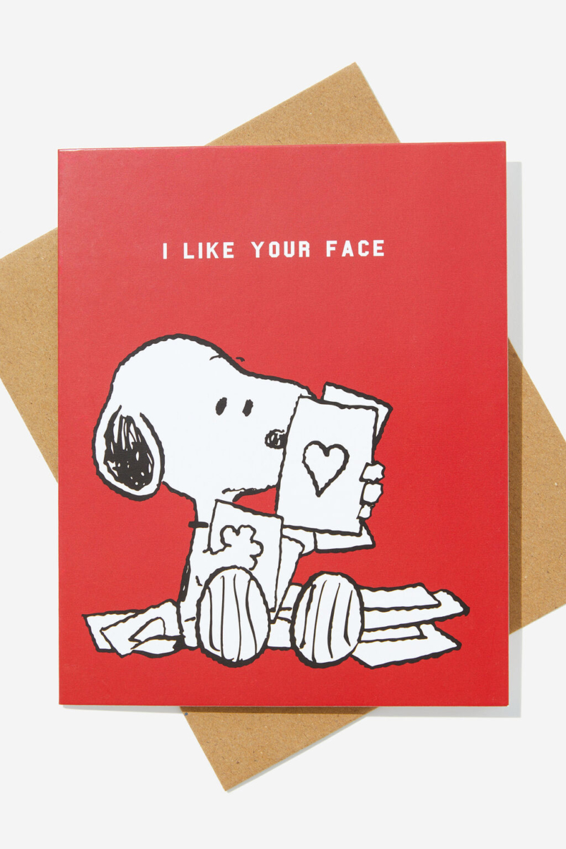 Peanuts Love Card