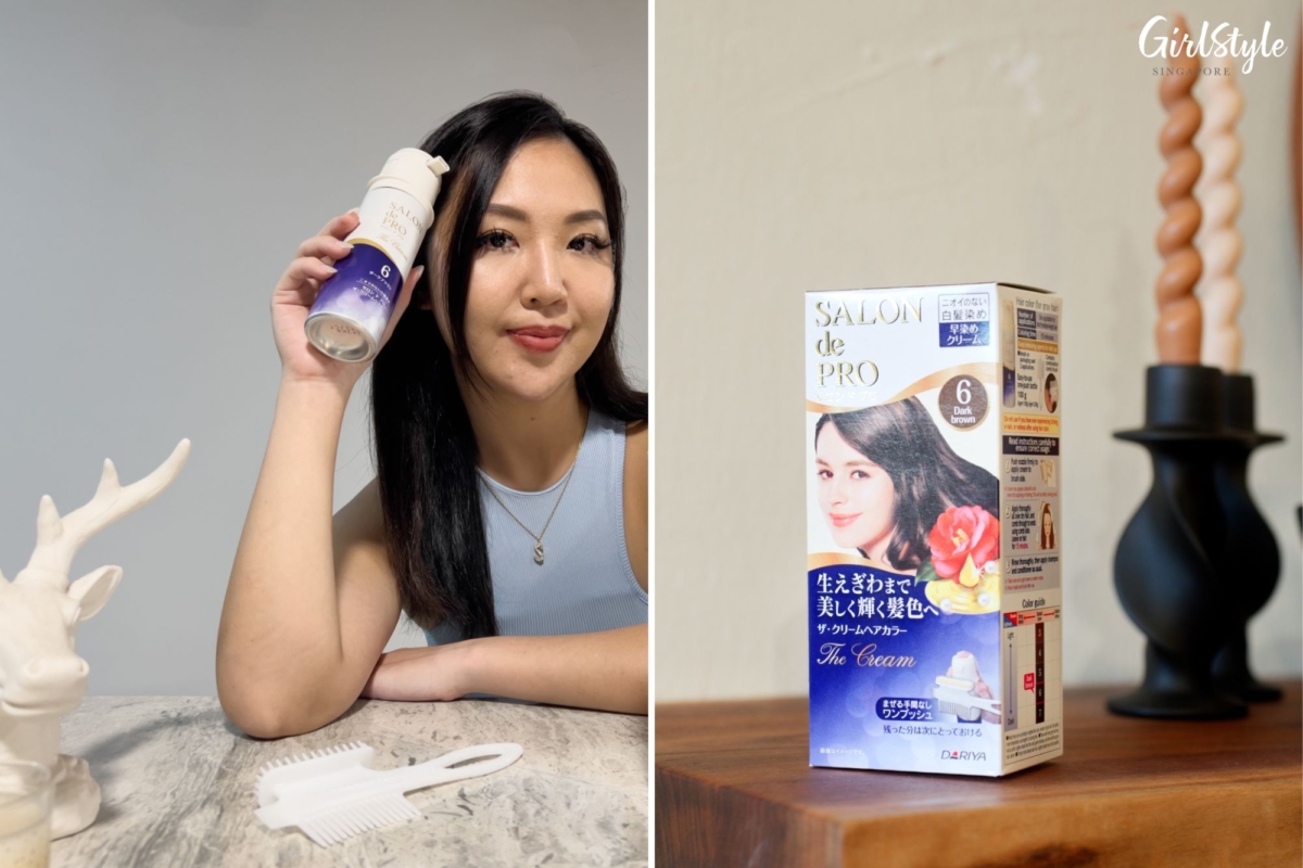 After using Salon de Pro’s hair dye in the shade Dark Brown (6)