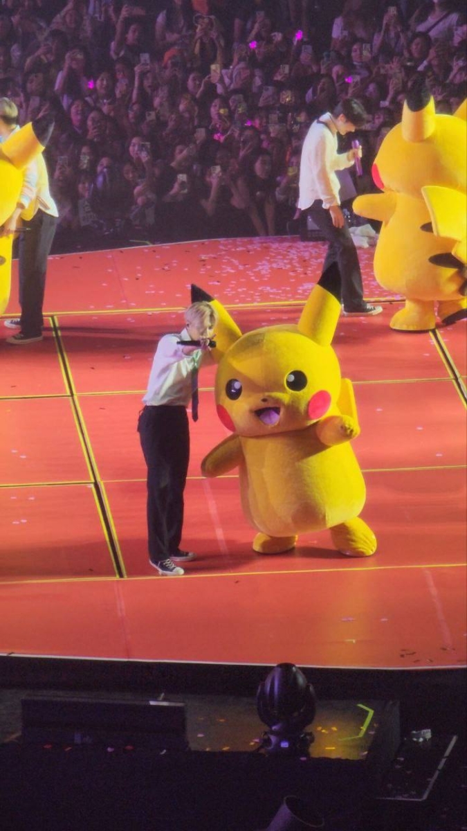Enhypen surprised fans when they brought out six Pikachu mascots while performing One And Only