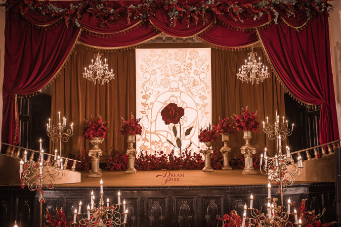 Beauty and the Beast-themed wedding