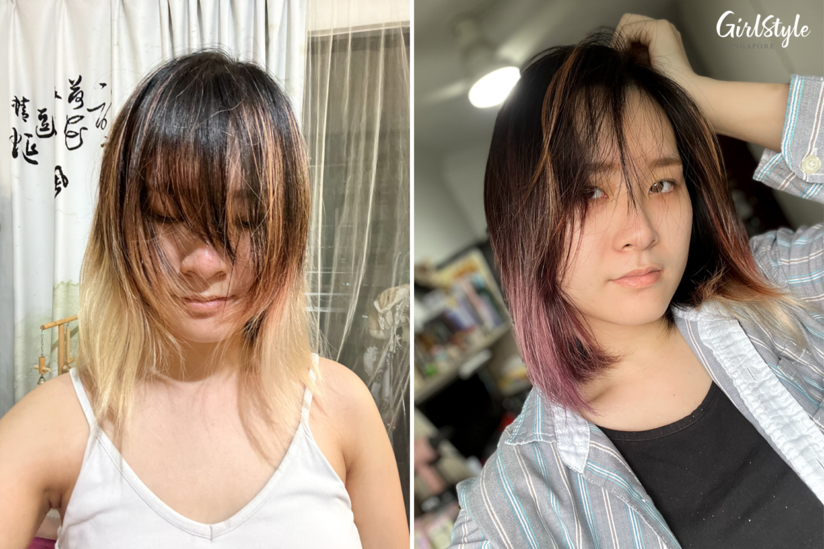 Products used: Base Up Bleach + Make Up Color in Pink Ash