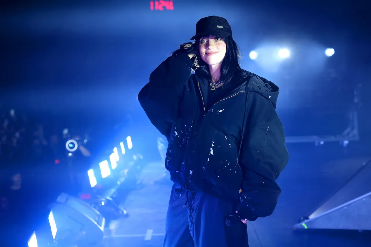 Billie Eilish performs with Labrinth at Coachella 2023 