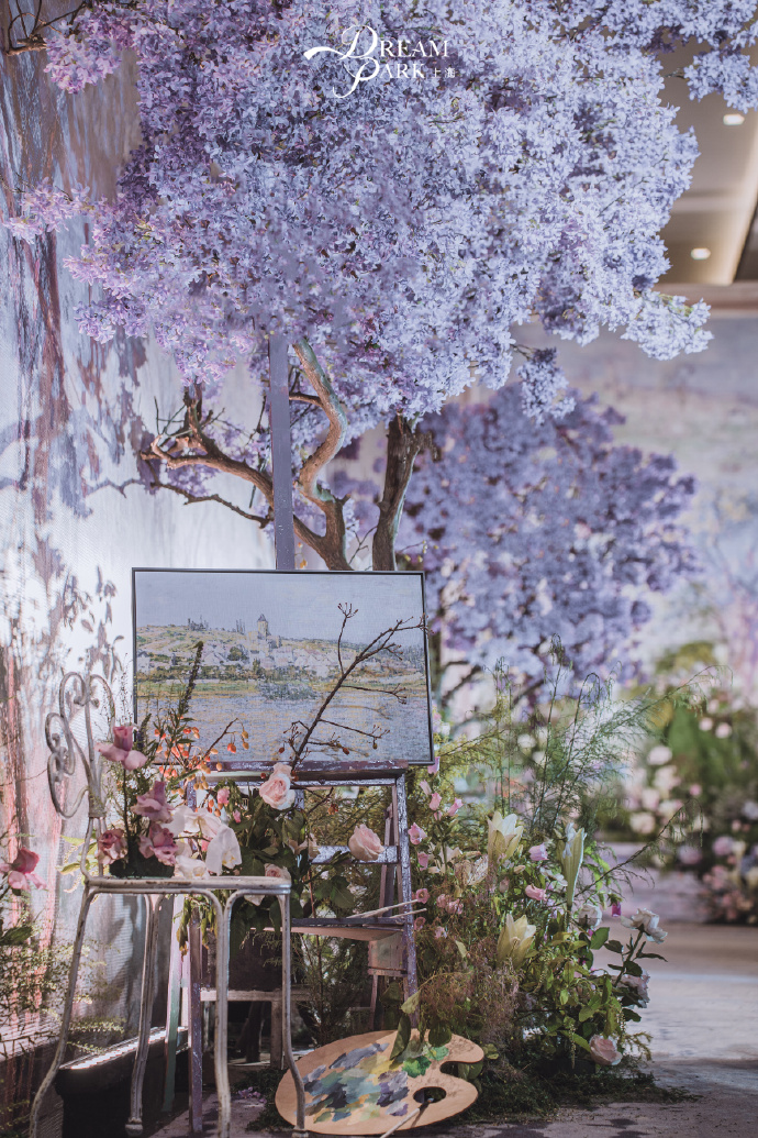Monet-themed wedding