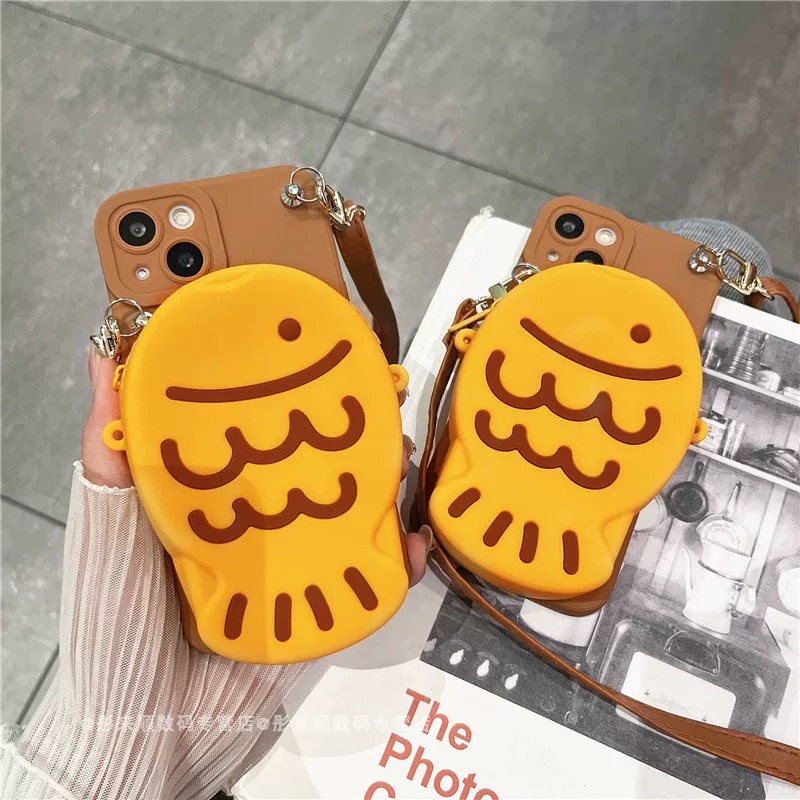 Taiyaki phone holder bag