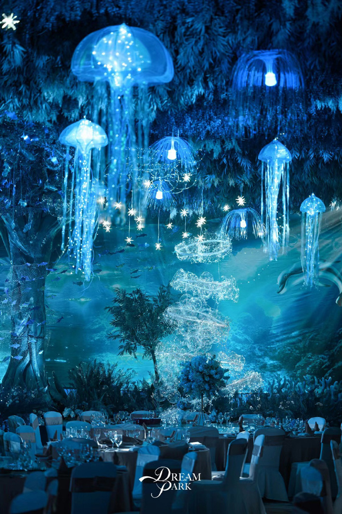 Ocean-themed wedding