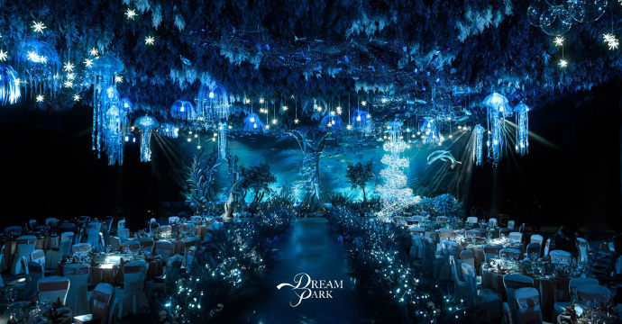 Ocean-themed wedding