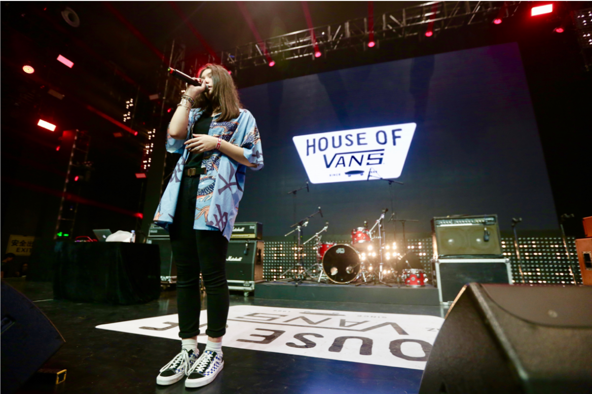 Shye at the 2018 Vans Musicians Wanted Competition