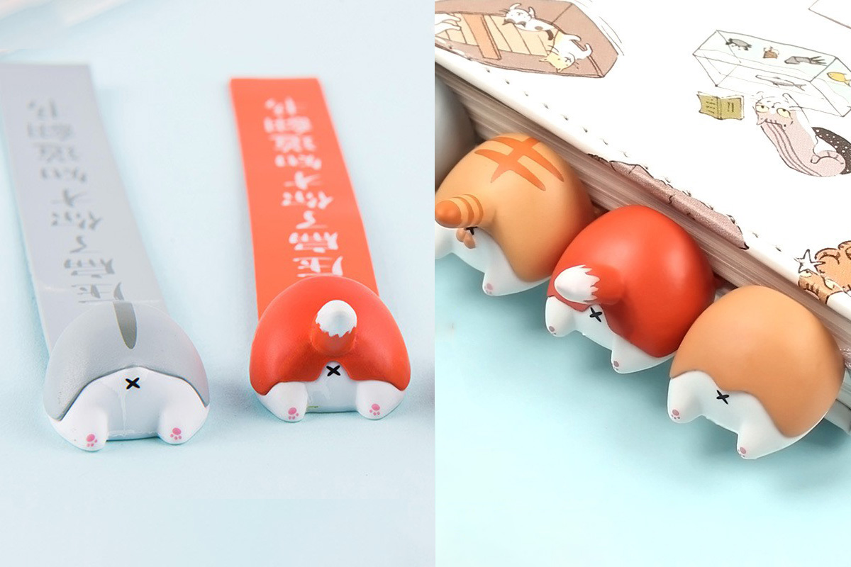 Animal Butt Bookmarks