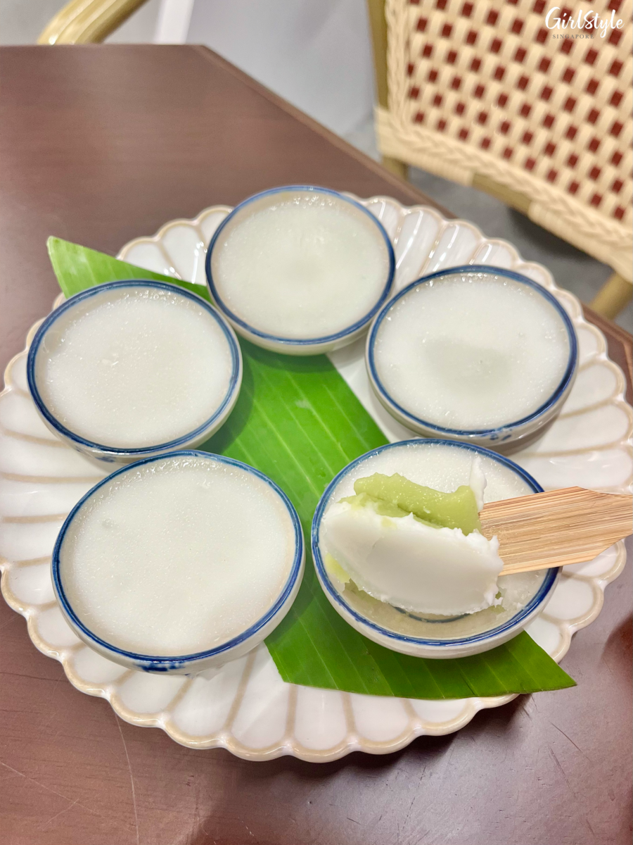 Steam Coconut Pudding