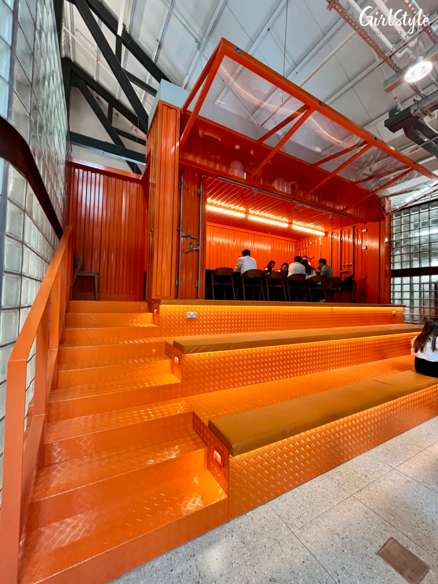 "Container" dining space