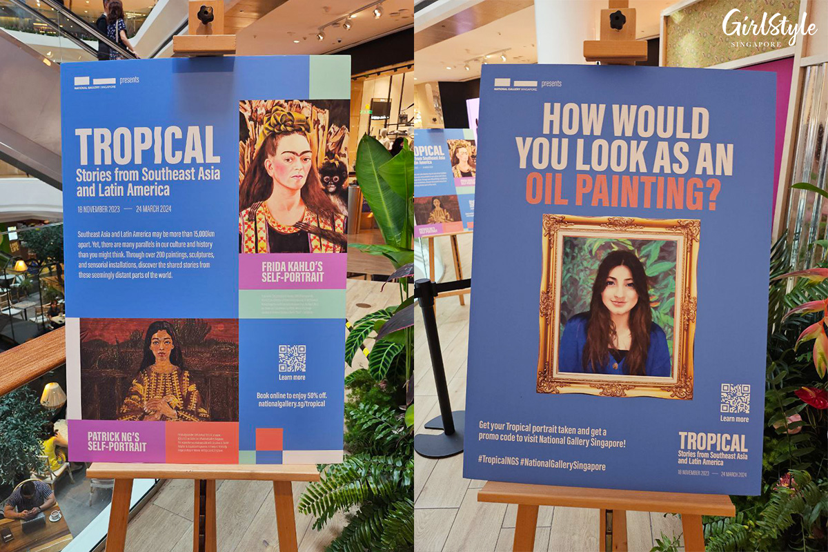 National Gallery Tropical Self-Portrait pop-up