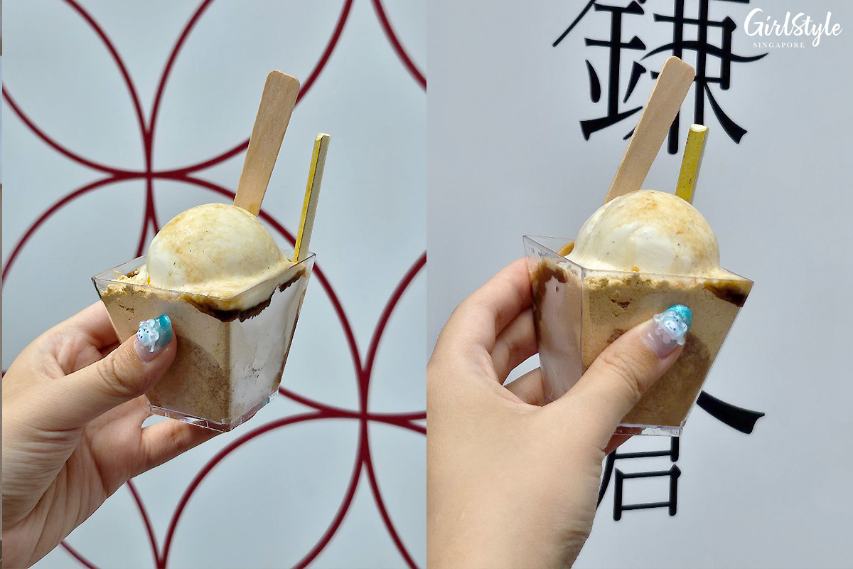 Warabimochi 2-Piece Cup With Ice Cream