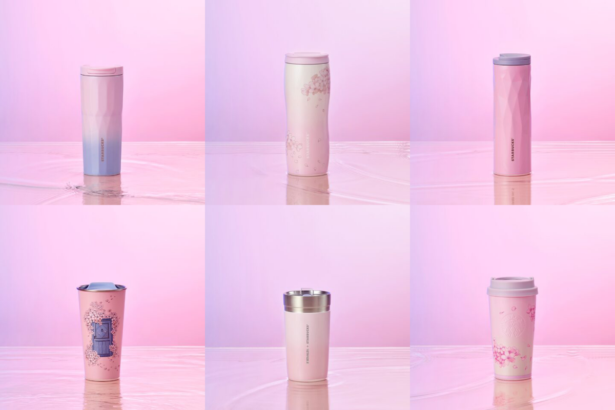 Starbucks Cherry Blossom 2024 tumblers