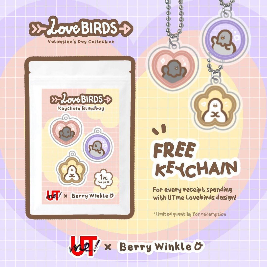 Complimentary keychain blind bag