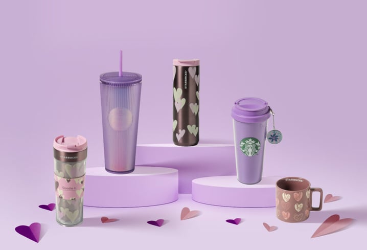 Starbucks Pufflet Bag In Neutrals & Soft Pastels In Singapore
