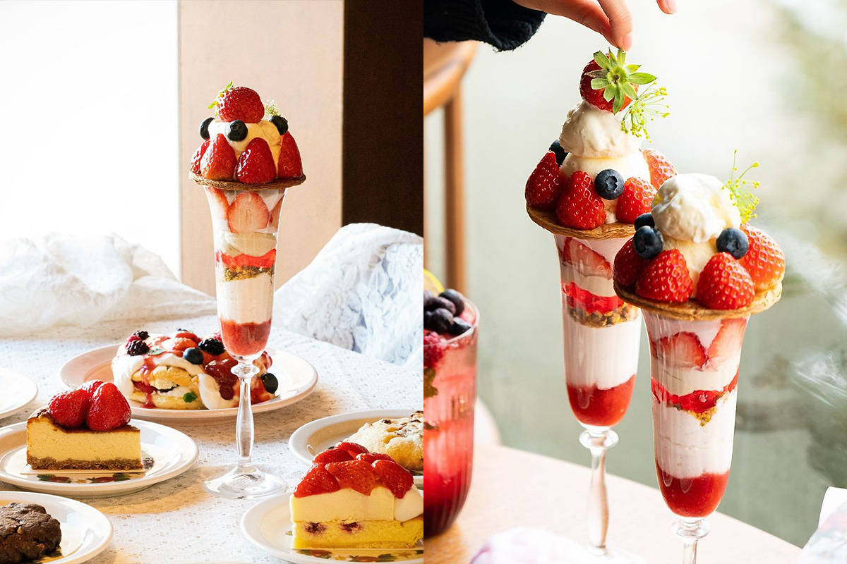 Strawberry parfaits