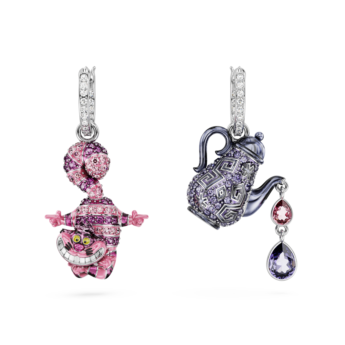 Alice in Wonderland drop earrings