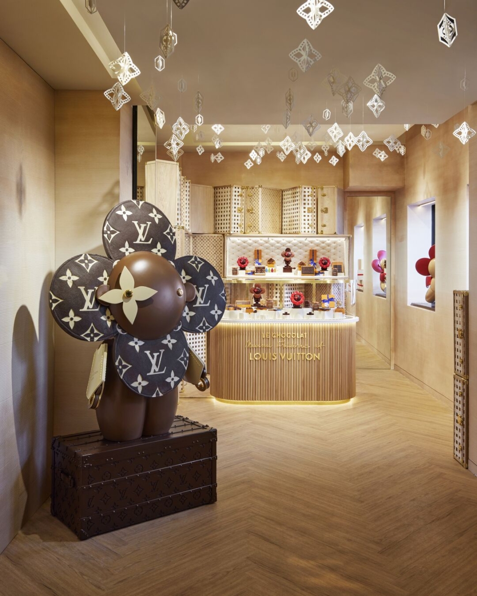 Le Chocolat Maxime Frédéric at Louis Vuitton in Courchevel, France